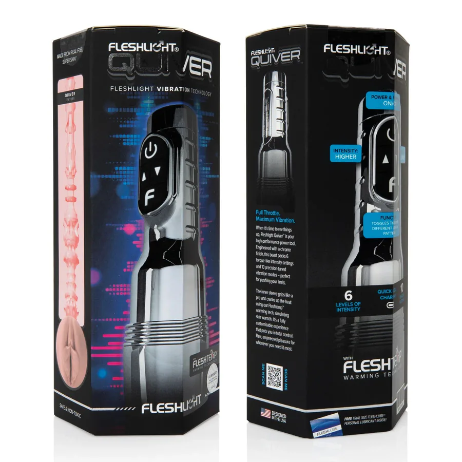 Вибромастурбатор Fleshlight Pink Quiver