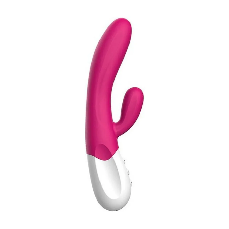 Вибратор-кролик Liebe Bend It Plus Rechargeable Cerise, гибкий, 2 мотора, 10 режимов