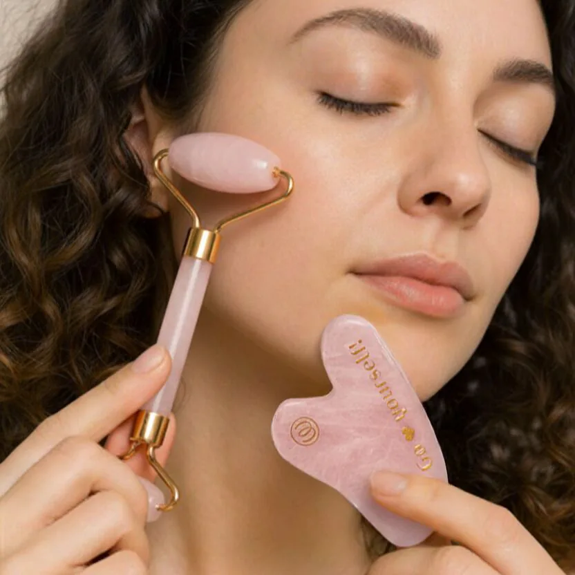 Набір масажерів гуаша Womanizer Gua Sha Set, ролер та скребок