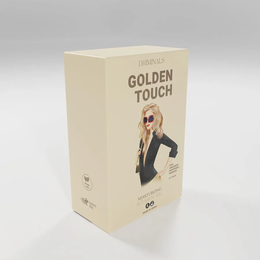 Розпродаж!!! Набір пробников гель-лубриканту Driminals Golden Touch 10 x 4 мл (термін 04.2027)