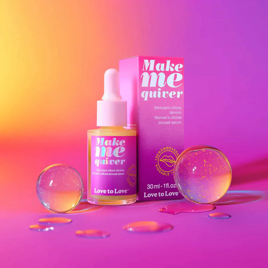 Розпродаж!!! Збуджувальна сироватка для клітора Love To Love Make Me Quiver 30мл (термін 01.04.2027)
