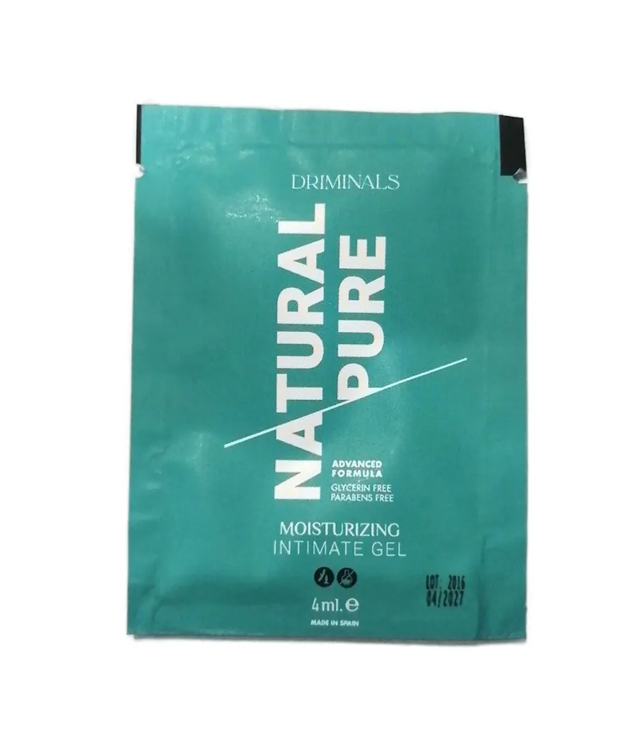 Розпродаж!!! Пробник гель-лубриканту Driminals Natural Pure 4 мл (термін 04.2027)