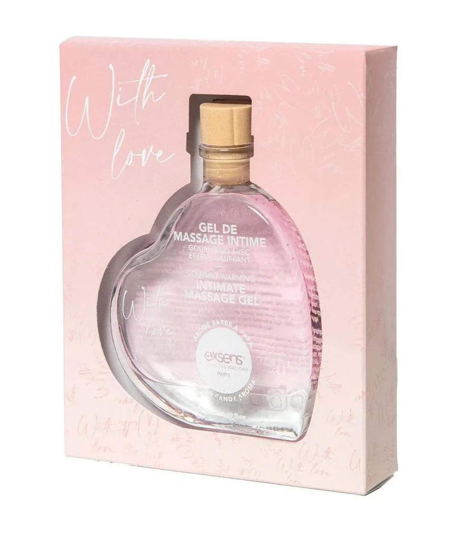 Розпродаж!!! Масажний гель EXSENS With Love Cotton Candy 50 мл (термін 04.2027)
