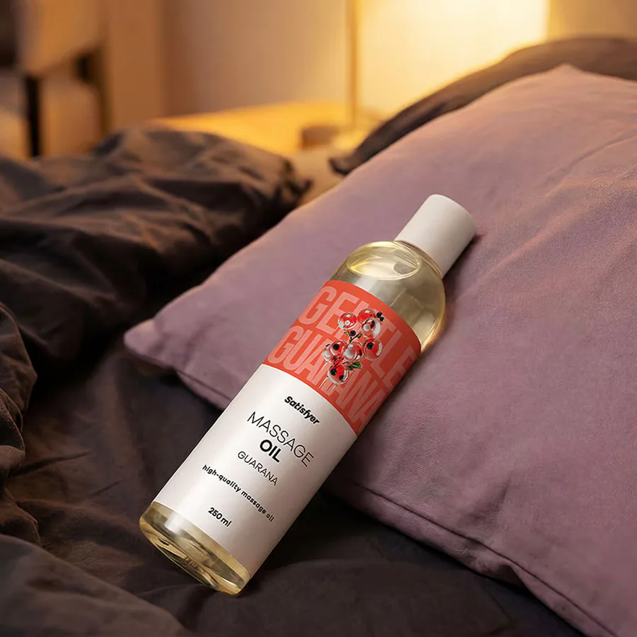 Розпродаж!!! Масажна олія Satisfyer Massage Oil Guarana 250 мл (термін 30.04.2027)