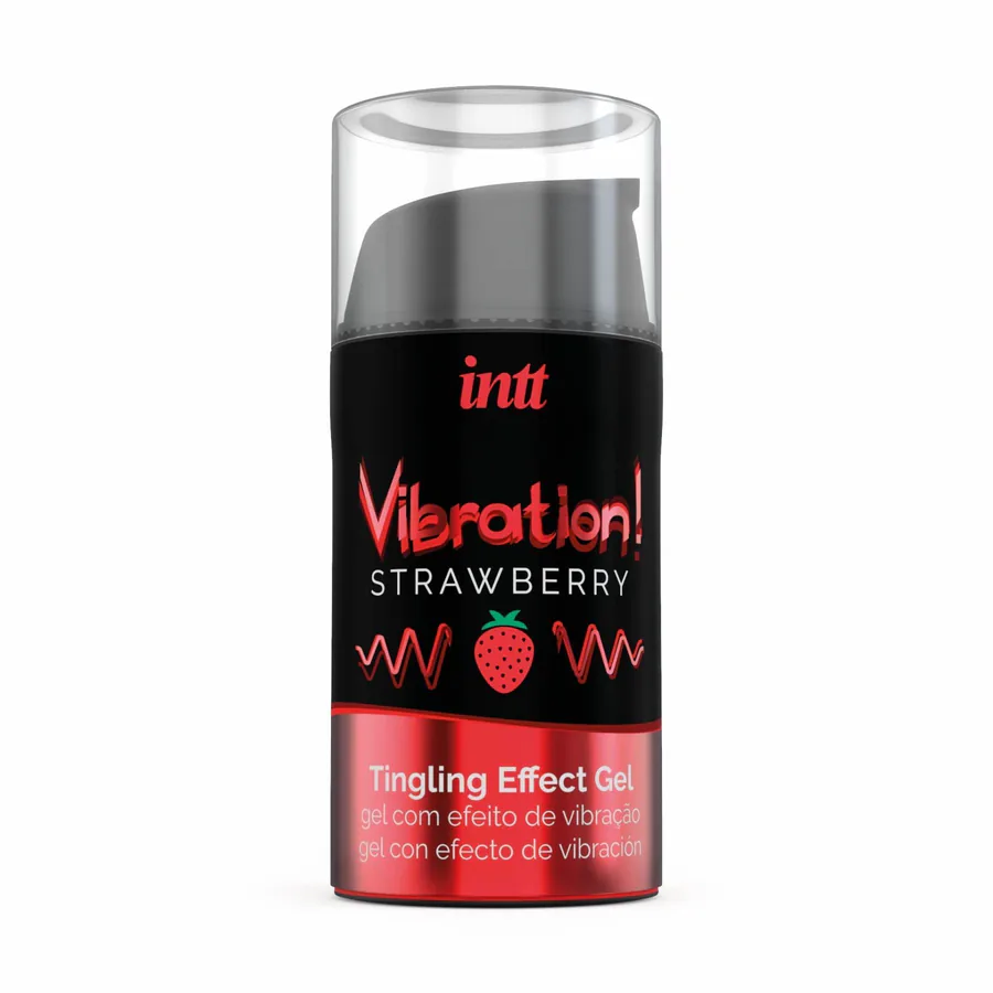 Рідкий вібратор Intt Vibration Strawberry (15 мл) (надірване паковання!!!)