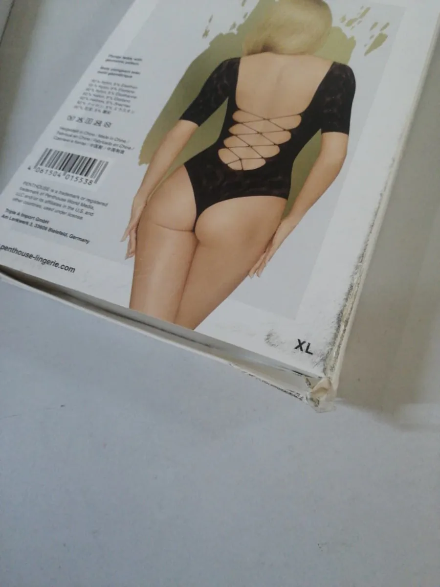 Боди Penthouse Salute Me XL Black (дефекты на упаковке!!!)