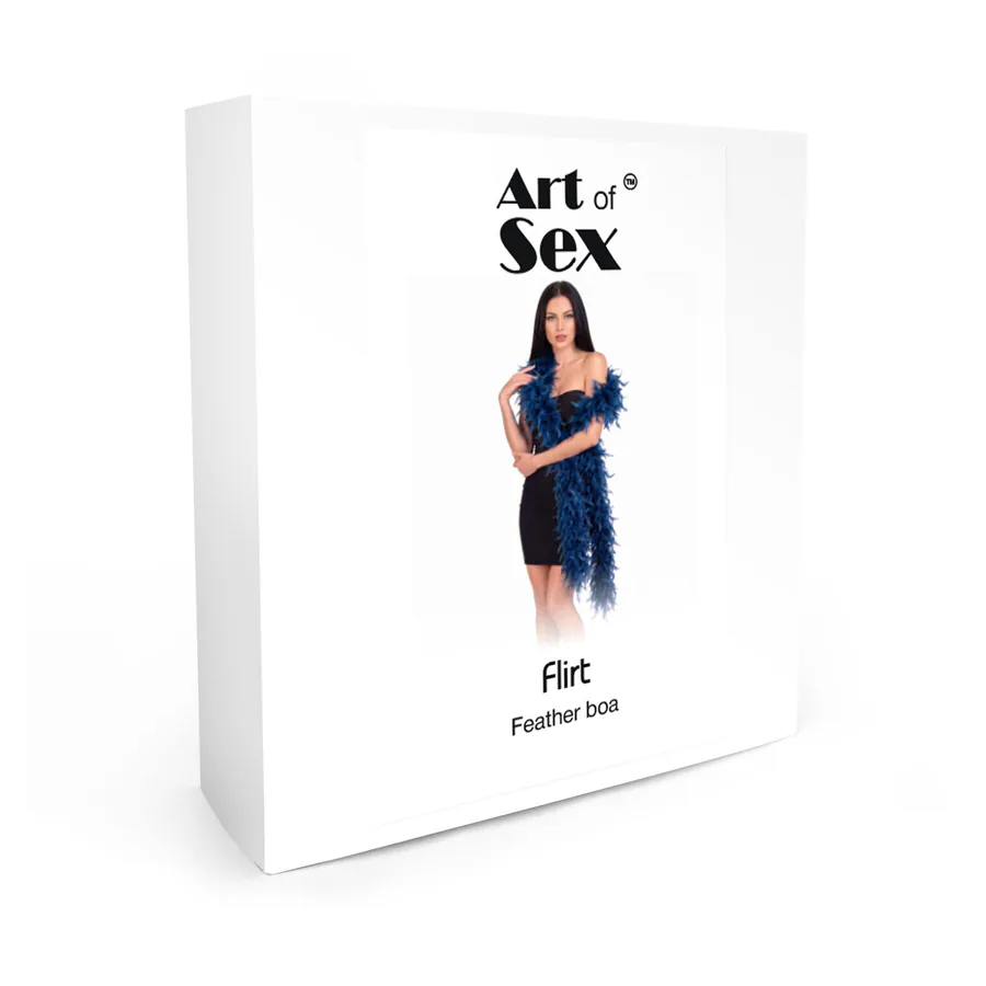Боа из перьев Art of Sex, длина 2 метра, цвет синий
