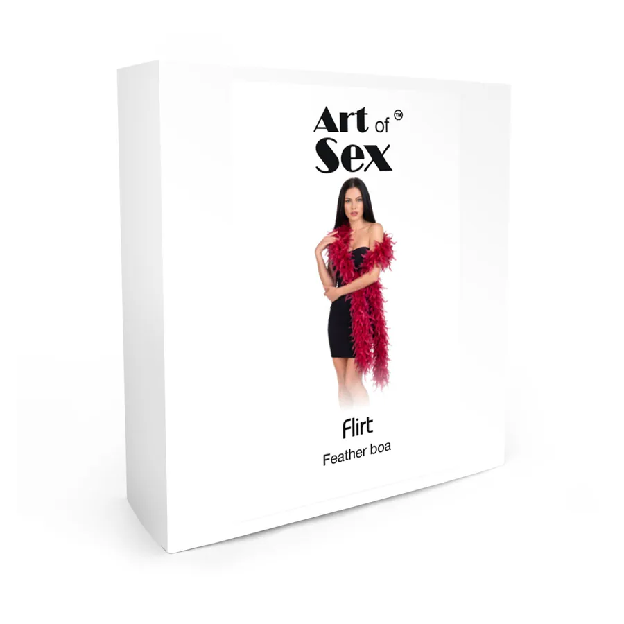 Боа з пір’я Art of Sex, довжина 2 метри, колір червоний