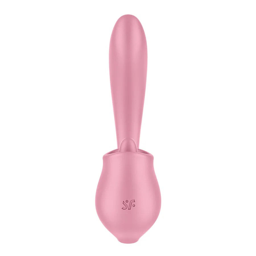 Вагінально-кліторальний вібратор Satisfyer Tongue Genius з язичком