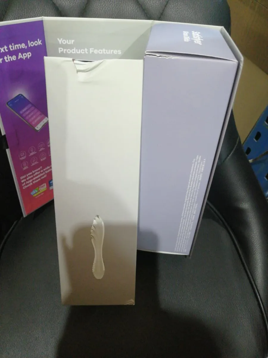 Двусторонний стеклянный дилдо Satisfyer Dazzling Crystal 1 Transparent (мятая упаковка!!!)