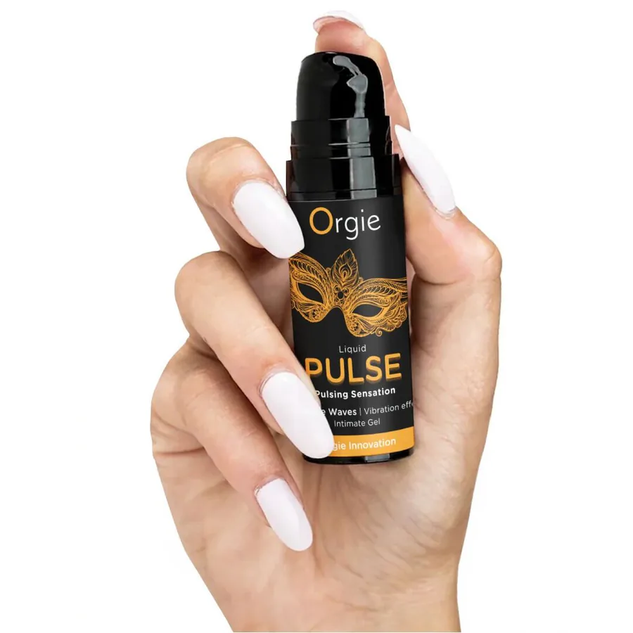 Смоктайзер для клітора Orgie Liquid Pulse 15 мл, вкус Ice Caramel, гель з ефектом посмоктування