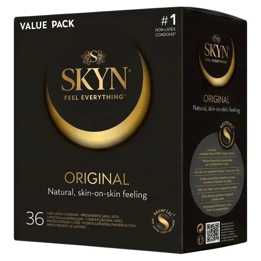 Безлатексні преміум-презервативи SKYN Original 36 шт