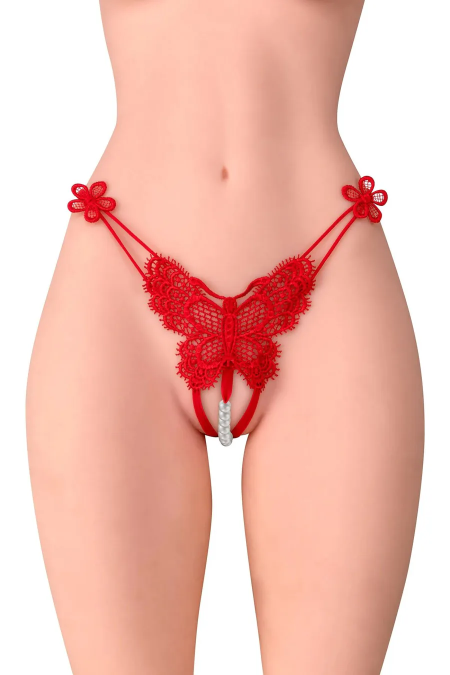 Трусики з перлинами Fashion Secret Natasha Red