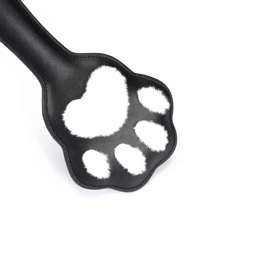 Паддл у вигляді котячої лапки Liebe Seele Round Paddle Black/White
