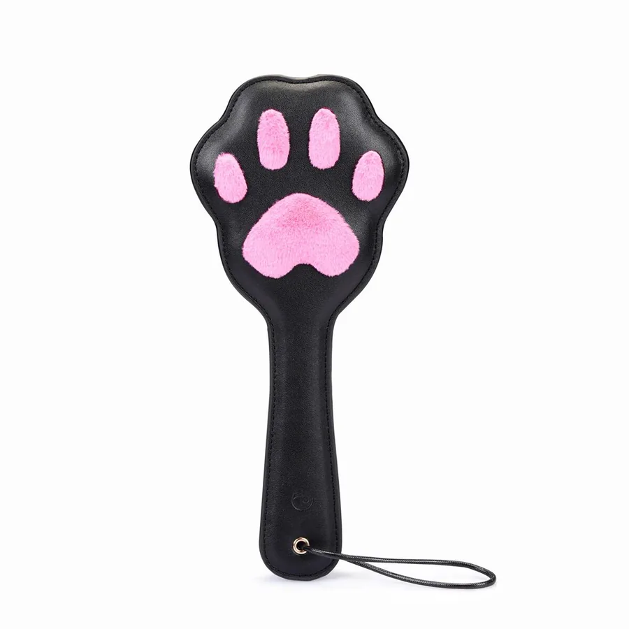 Паддл у вигляді котячої лапки Liebe Seele Round Paddle Black/Pink