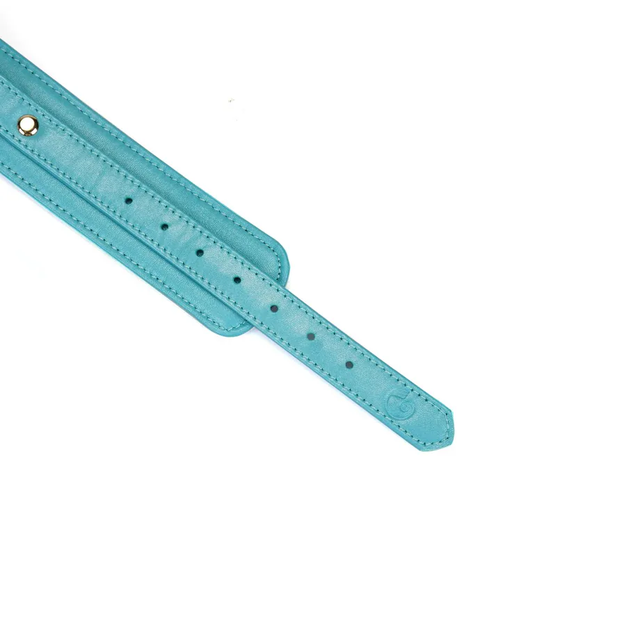 Наручники Liebe Seele Blue Lamb leather Wrist Cuffs with Velvet Lining