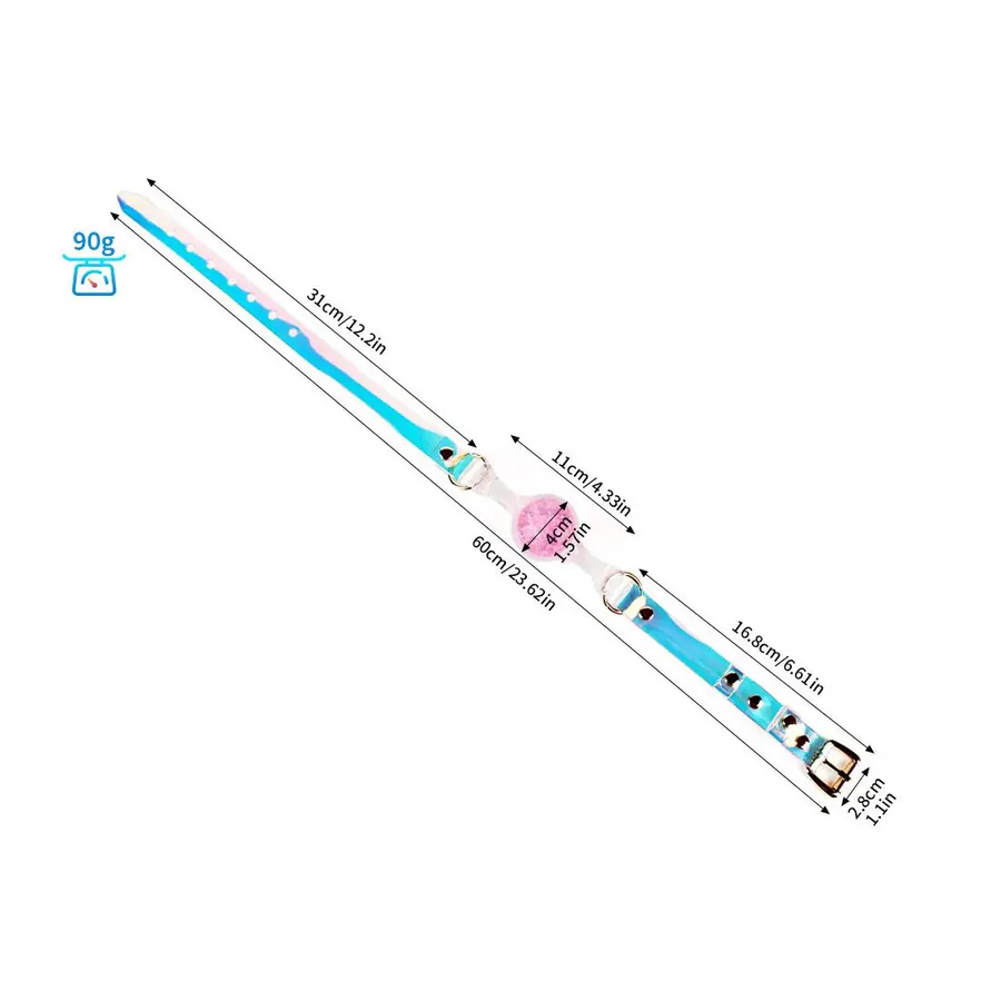 Кляп Liebe Seele Crystal Ball Gag - Pink (Small Ball)