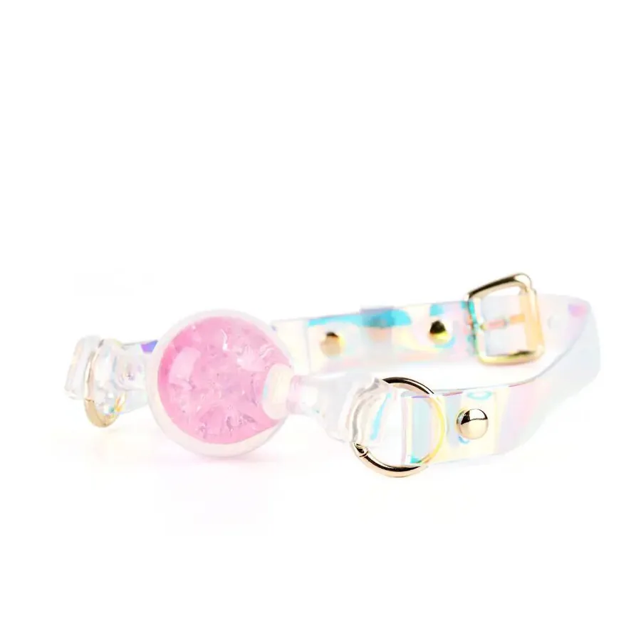 Кляп Liebe Seele Crystal Ball Gag - Pink (Large Ball)