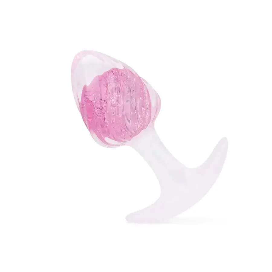 Анальна пробка Liebe Seele Icecream-shaped Crystal Anal Plug - Pink Medium