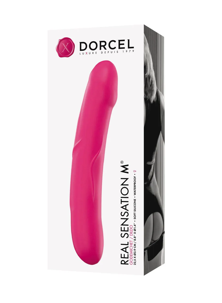Дилдо Dorcel Real Sensation M Magenta, силікон