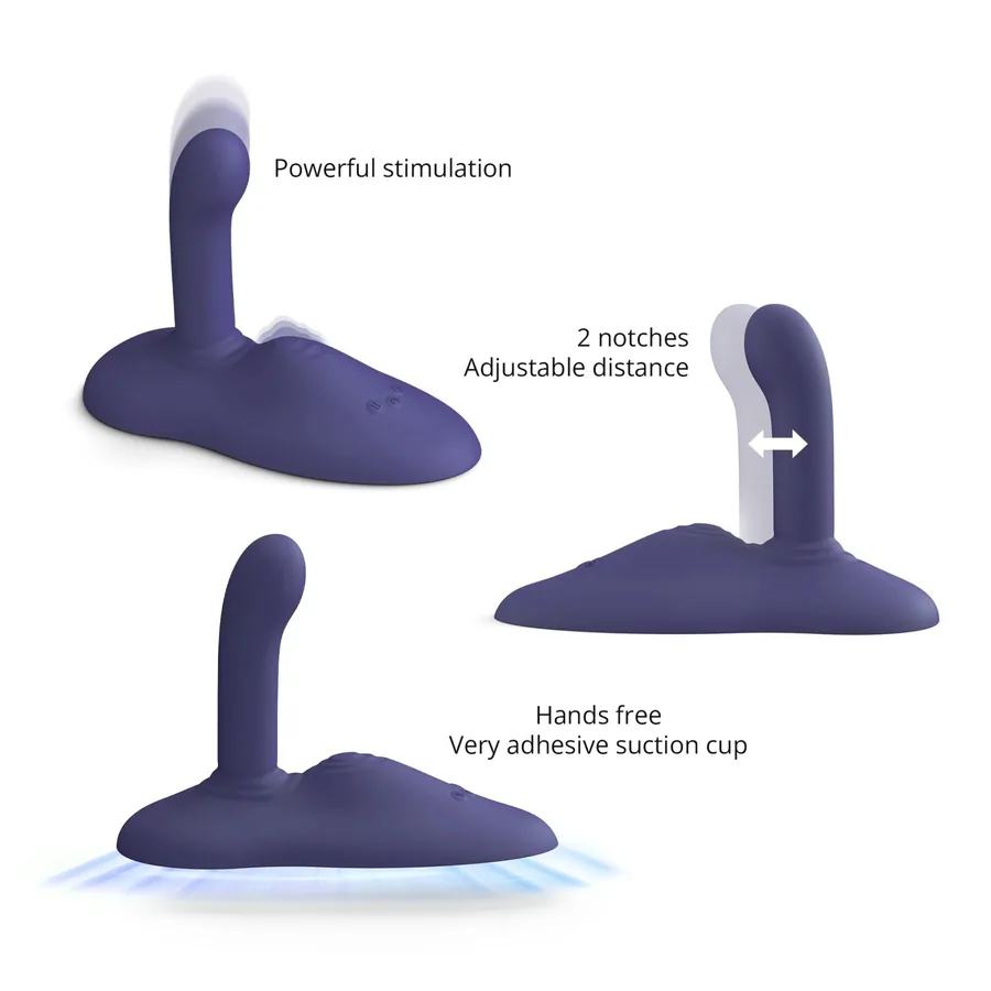 Двойной sit-on-top пульсатор Love To Love GOFAST - стимуляция клитора и точки G, регулируется