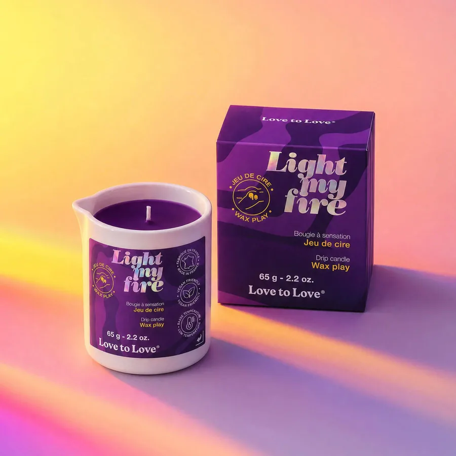 БДСМ-свічка низькотемпературна Love To Love LIGHT MY FIRE - WAX PLAY 65 г