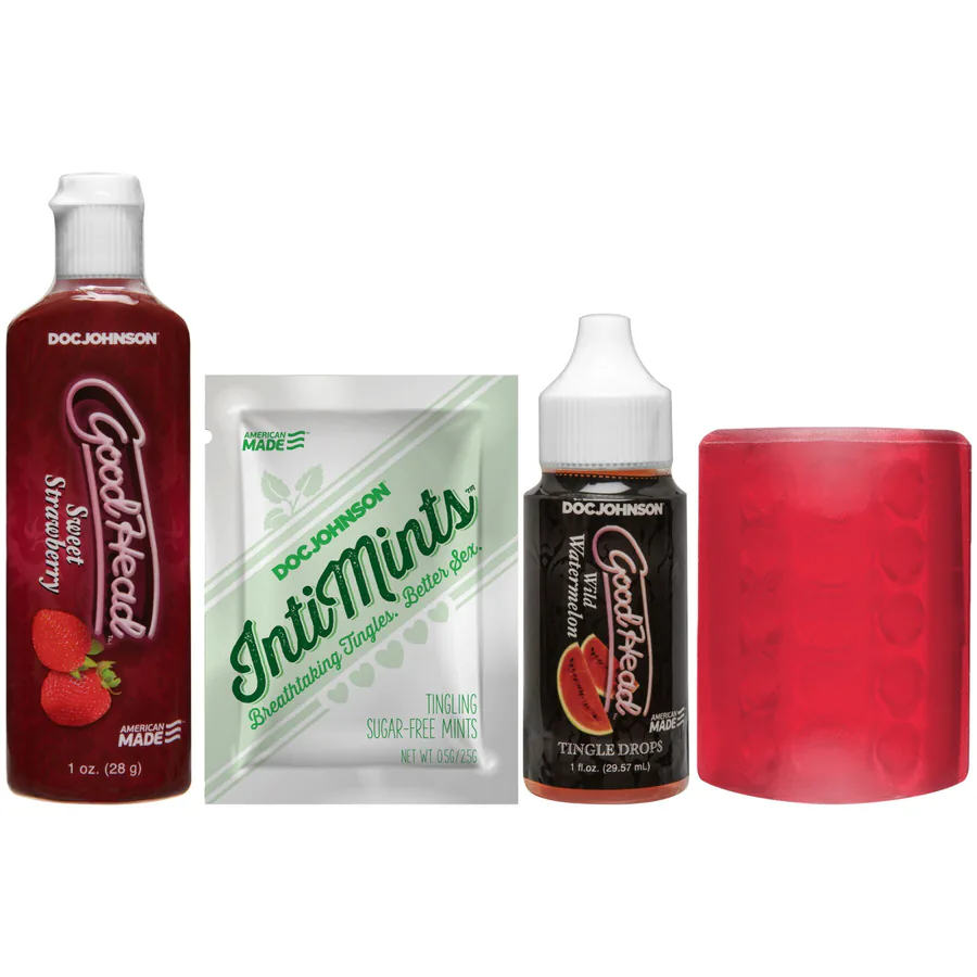 Набір для мінету Doc Johnson GoodHead Fundamentals Kit, zip-пакет