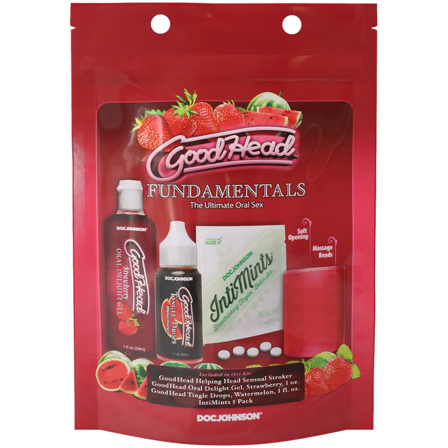 Набір для мінету Doc Johnson GoodHead Fundamentals Kit, zip-пакет
