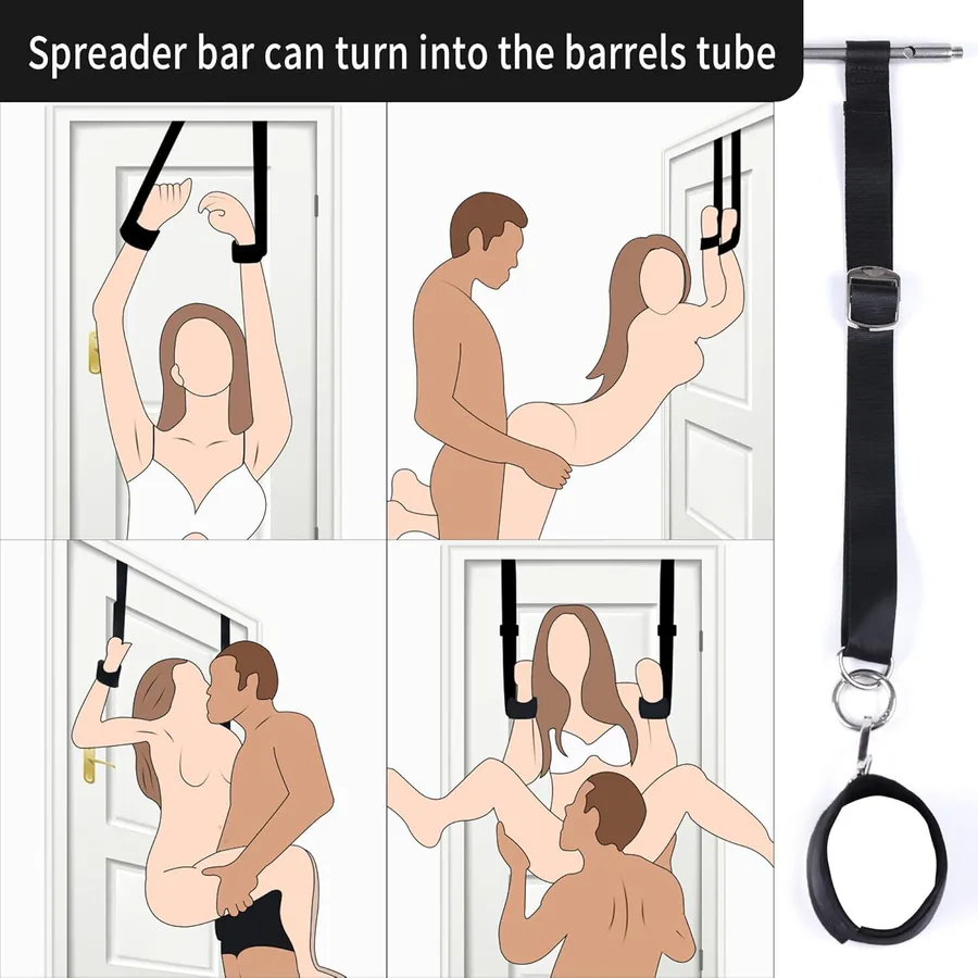 БДСМ-набір LOCKINK YEAHWOW Door Swing & Leg Spreader Bondage set (м'яте паковання!!!)