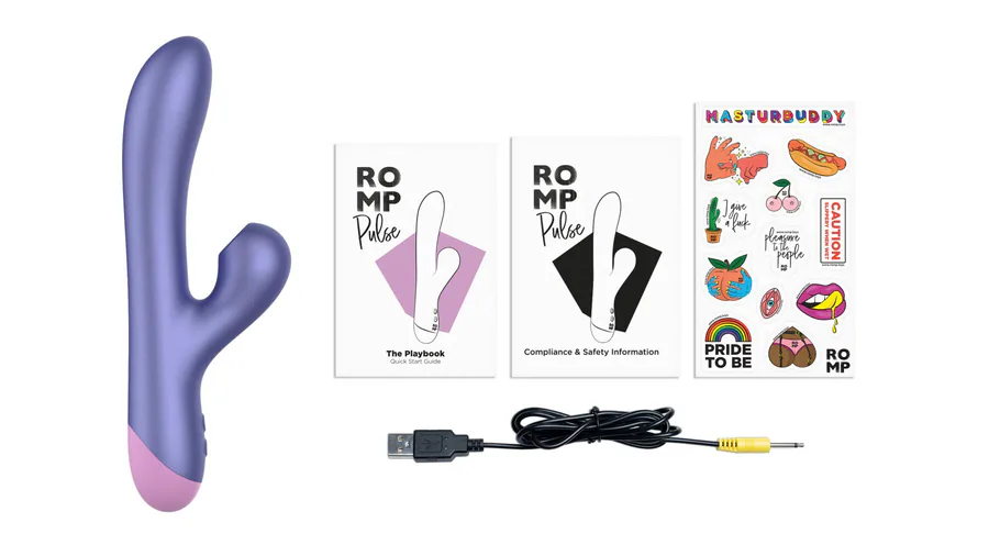 Вакуумний вібратор-кролик Romp Pulse