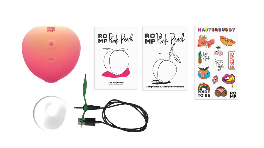 Вакуумный клиторальный стимулятор Romp Pink Peach