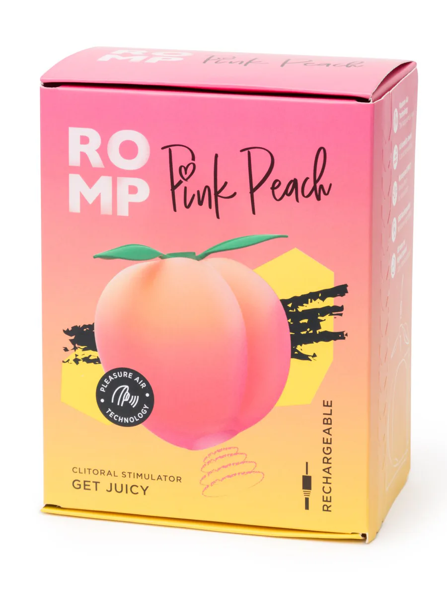 Вакуумный клиторальный стимулятор Romp Pink Peach