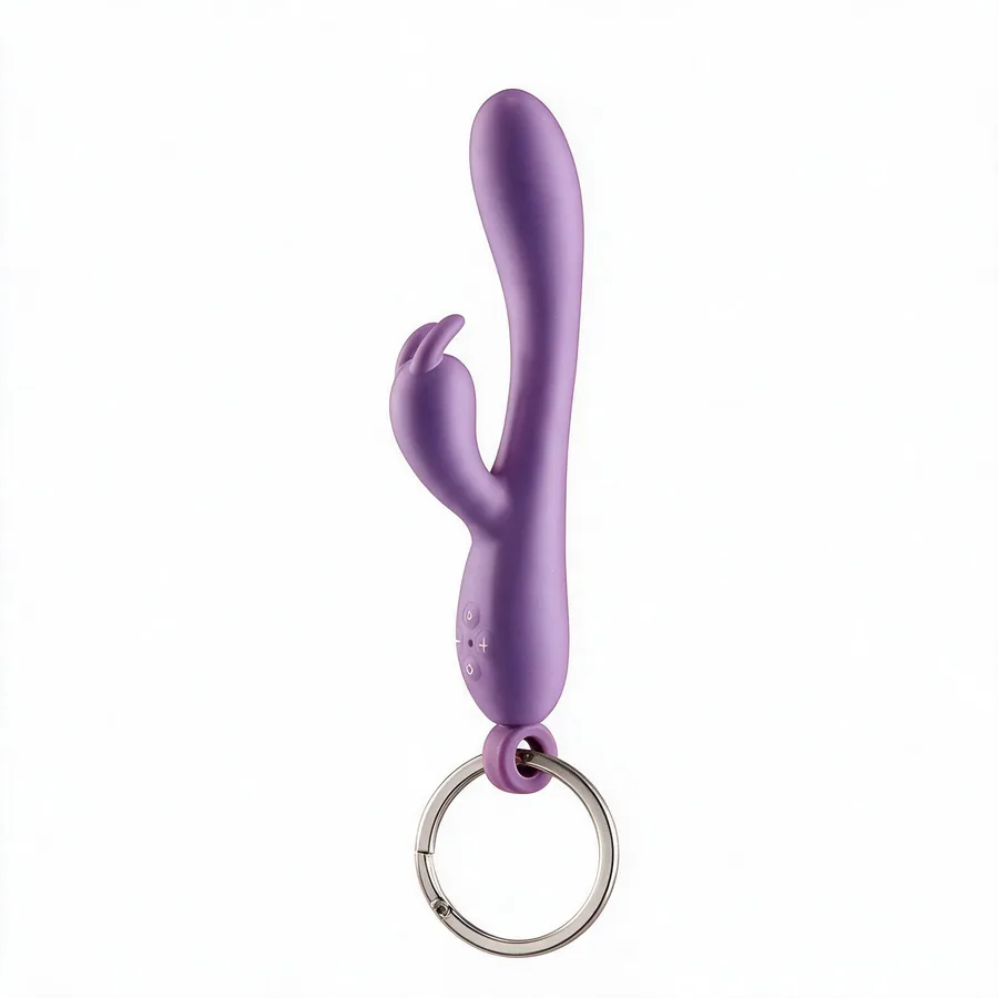 Брелок вибратор-кролик Diverty Sex Purple