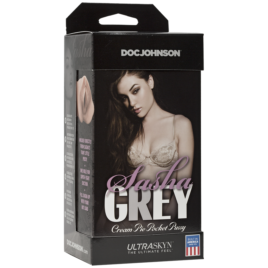 Мастурбатор-вагина Doc Johnson Sasha Grey - Ultraskyn Cream Pie Pocket