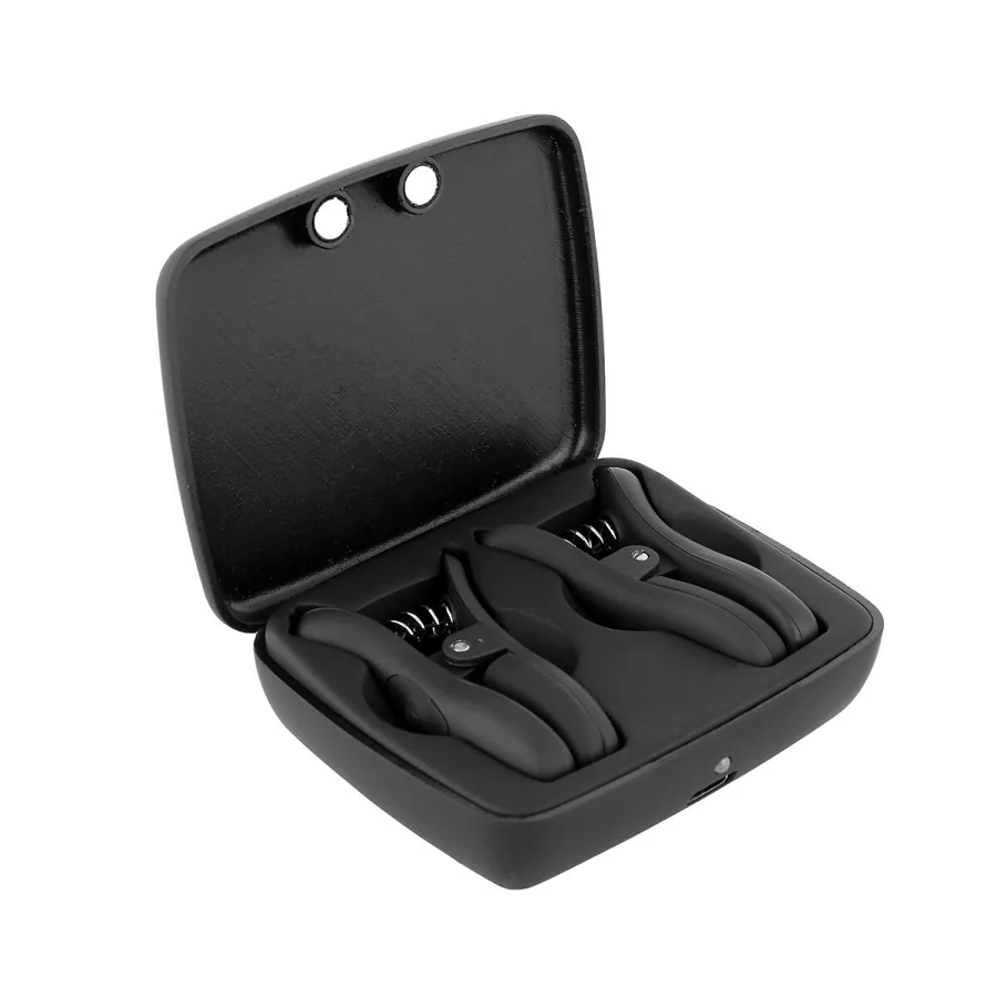 Затискачі для сосків з вібрацією Bedroom Fantasies Vibrating Nipple Clamps - Black