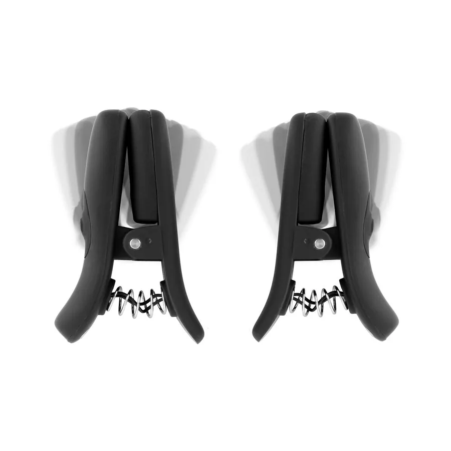 Затискачі для сосків з вібрацією Bedroom Fantasies Vibrating Nipple Clamps - Black