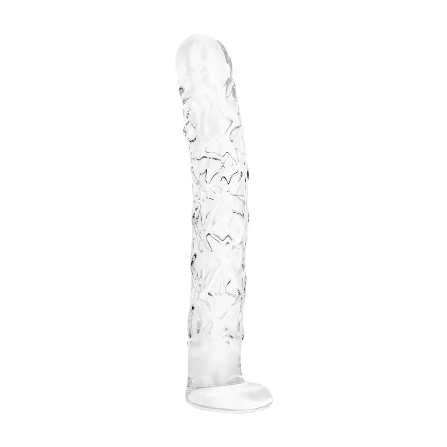 Скляний фалоімітатор Gildo Textured Glass Dildo No. 36
