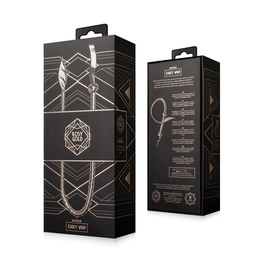 Батіг Rosy Gold Kinky Whip