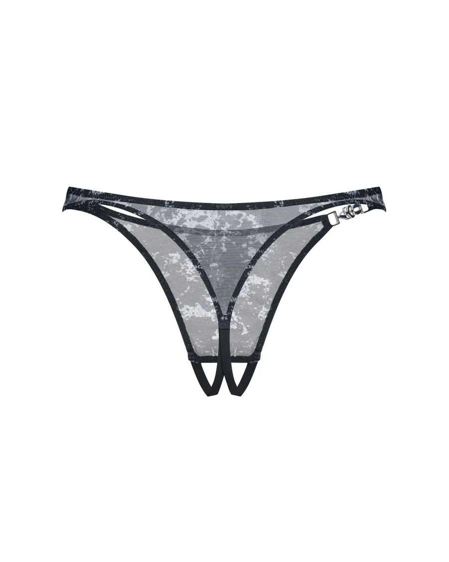 Трусики Obsessive Corrosis crotchless thong L/XL