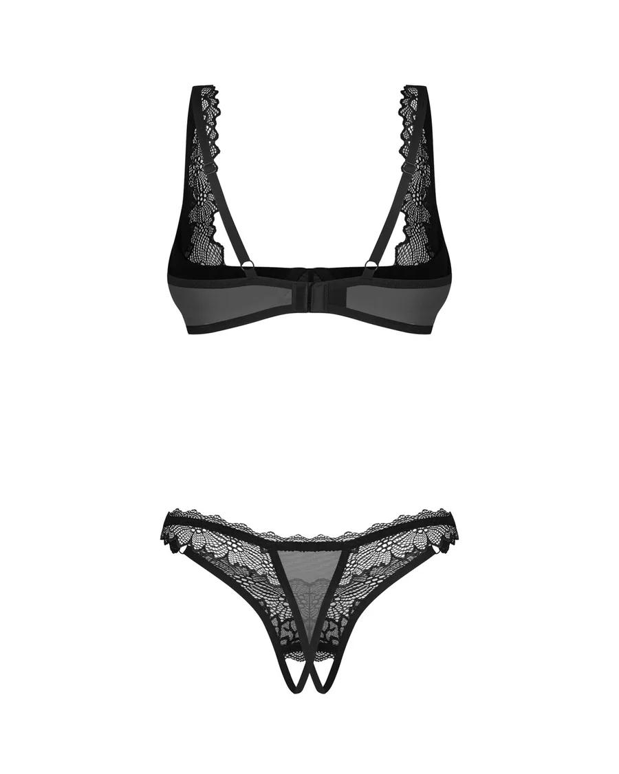 Комплект Obsessive Deina More 2-pcs crotchless set S/M
