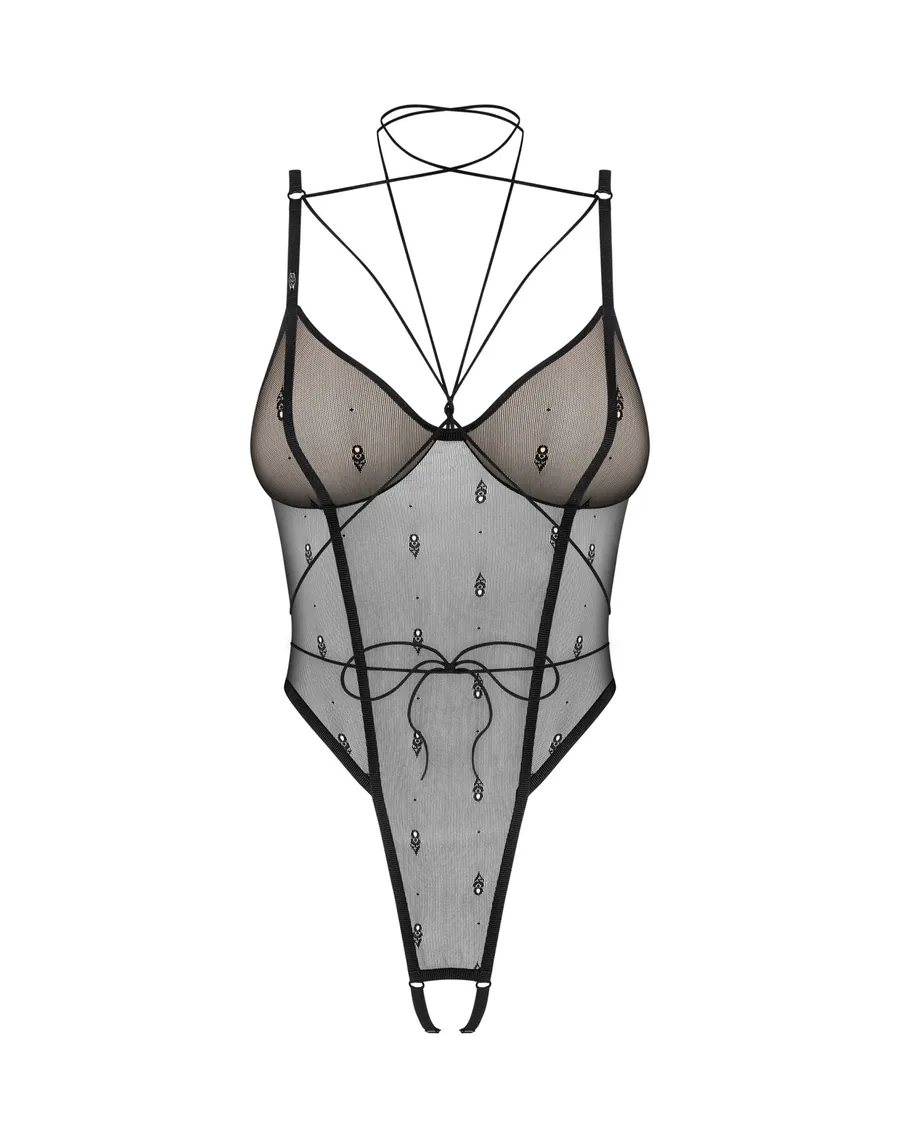 Боді Obsessive Anniverse Special crotchless teddy 2XL/3XL