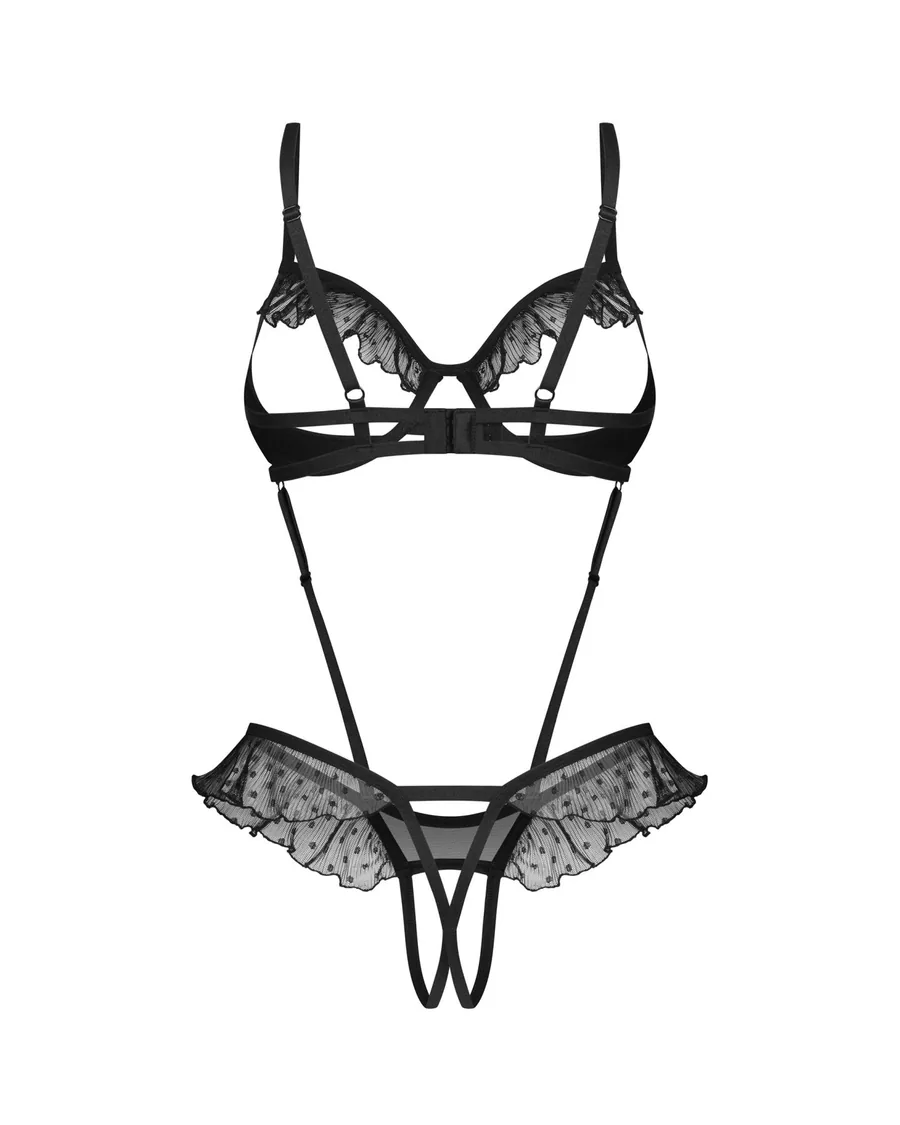 Боді Obsessive Carrola crotchless teddy 2XL/3XL
