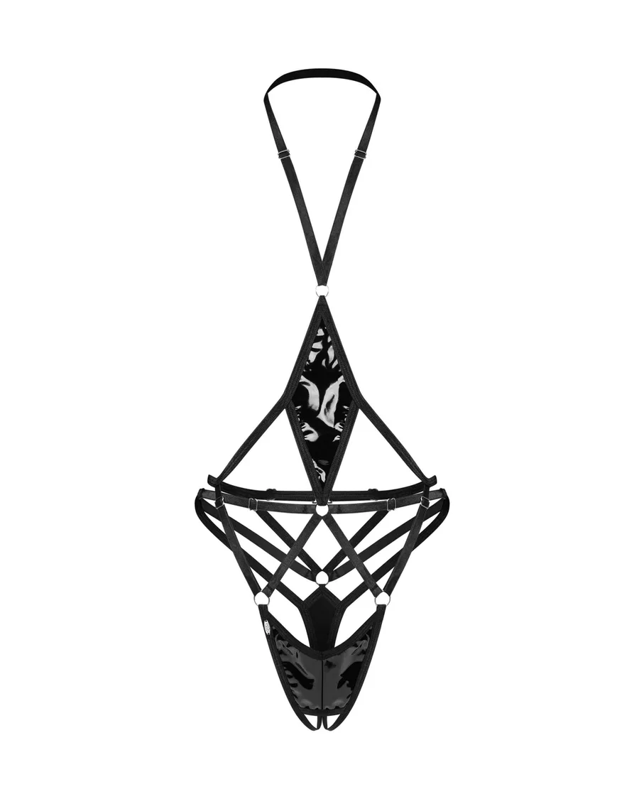 Боді Obsessive Keira Lise crotchless teddy L/XL