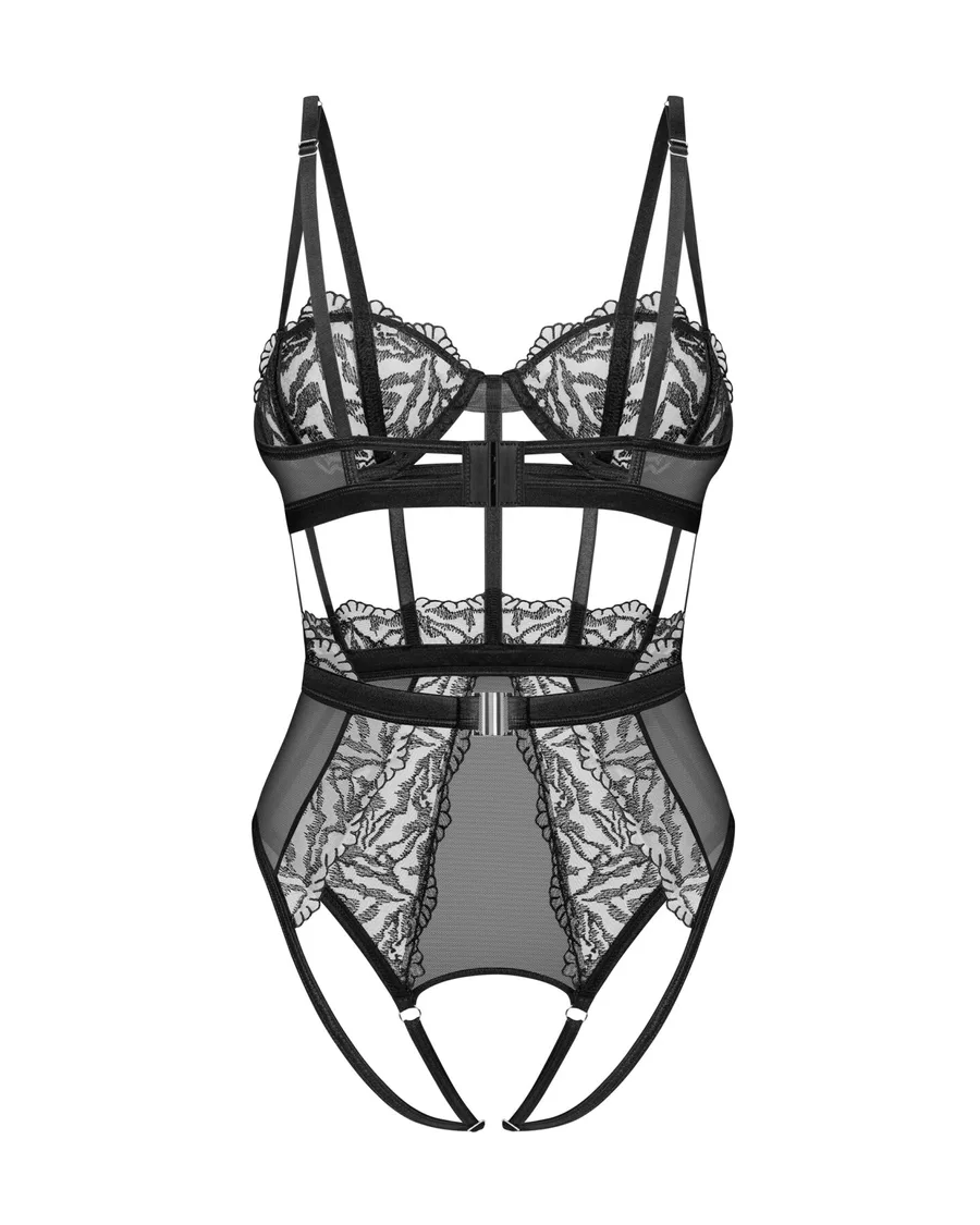 Боді Obsessive Hersis crotchless teddy L/XL
