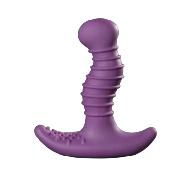 Масажер простати з вібрацією Nexus Ridge Rider Purple, макс діаметр 3,7 см, стимулюючий рельєф