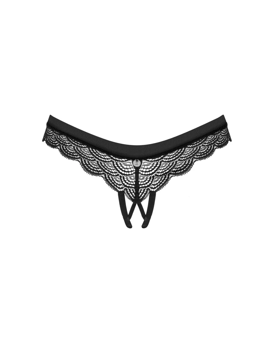 Трусики з доступом Obsessive Chemeris crotchless panties XS/S