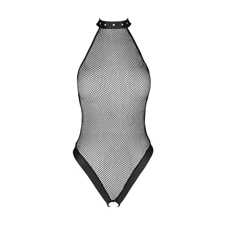 Боди-халтер с открытым доступом Passion MOONLIGHT BODY XXL/XXXL black
