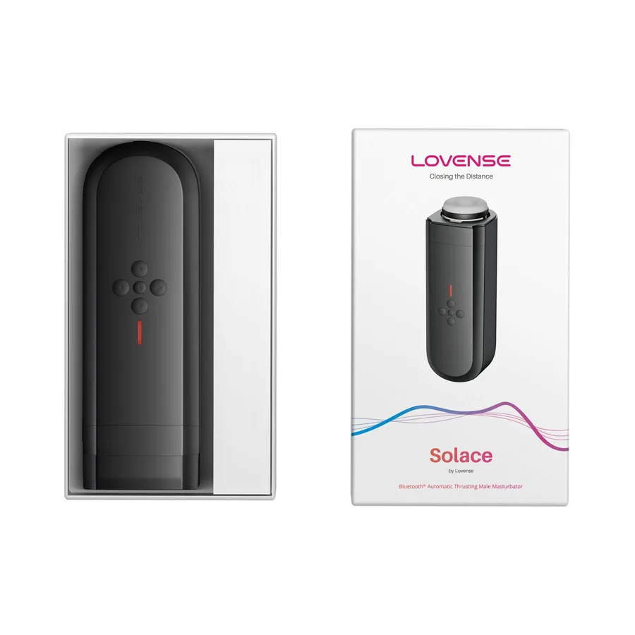 Интерактивный смарт-мастурбатор Lovense Solace, до 280 фрикций в минуту, до 12,5 часов работы