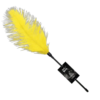 Лоскітка зі страусиним пером Art of Sex – Feather Tickler, жовта