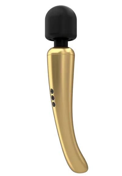 Потужний вібромасажер Dorcel Megawand Gold який перезаряджається, 160 режимів